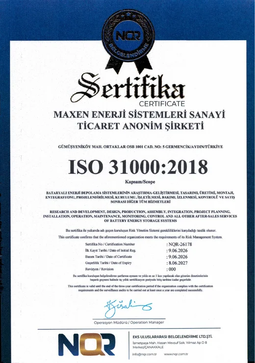 ISO 31000 Risk Management